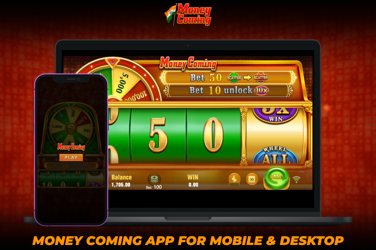 The free Money Coming app allows you to play for free in demo mode