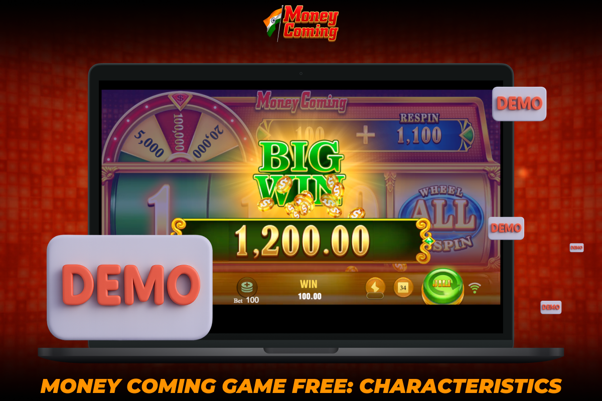 The main features of the demo version of the game Money Coming to India