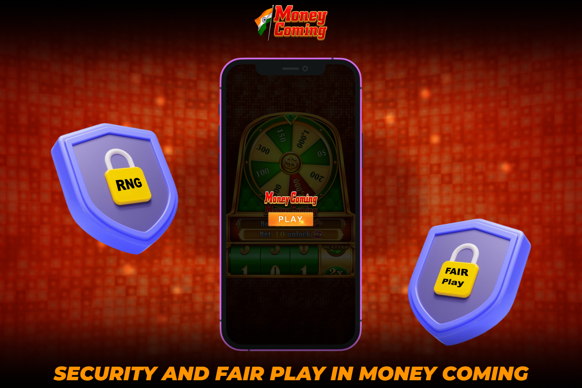 The Money Coming game is based on random number generation, has encryption protocols, transparent RTP - all these and many more make it safe and open to players from India