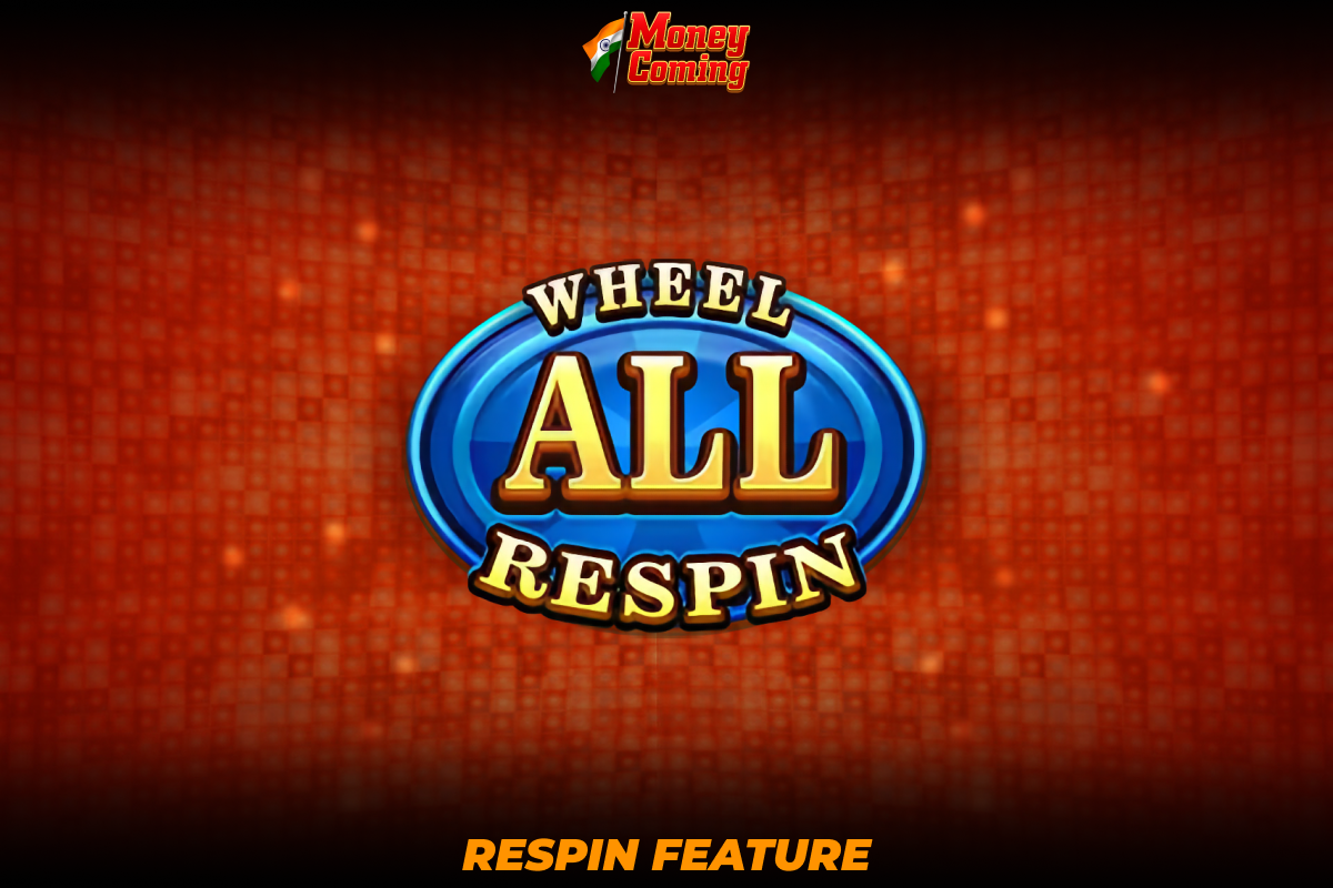 Respin Feature bonus in Money Coming game